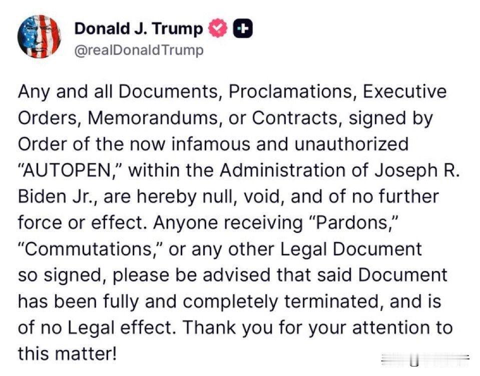 《全网都在吵特朗普“废纸令”，但我看到了美国政坛最荒诞的“行政黑洞”》

“特朗