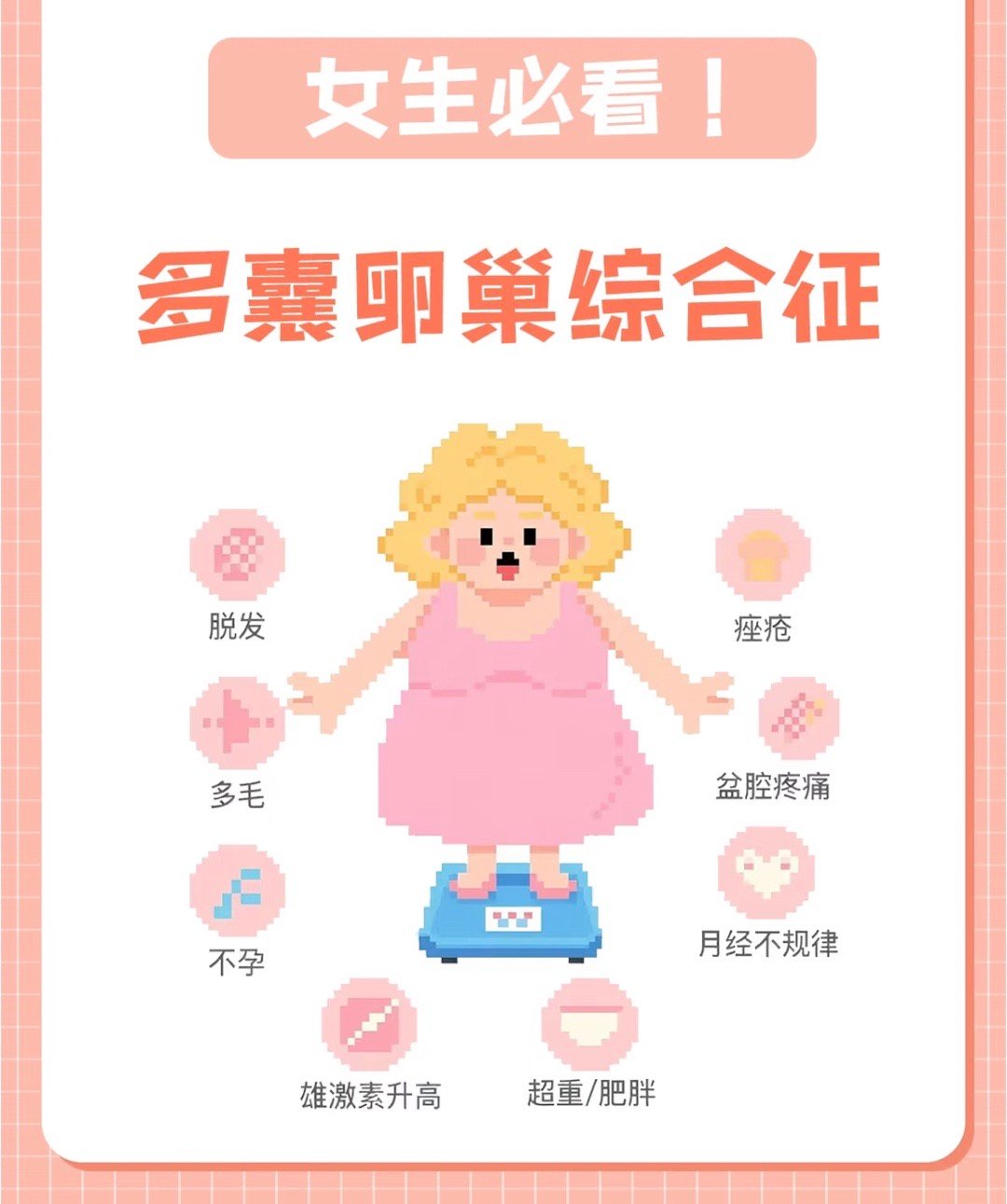 你以为的多囊vs实际上的多囊三甲医院主任对所有女生的提醒🈶️女孩子一定要多关心