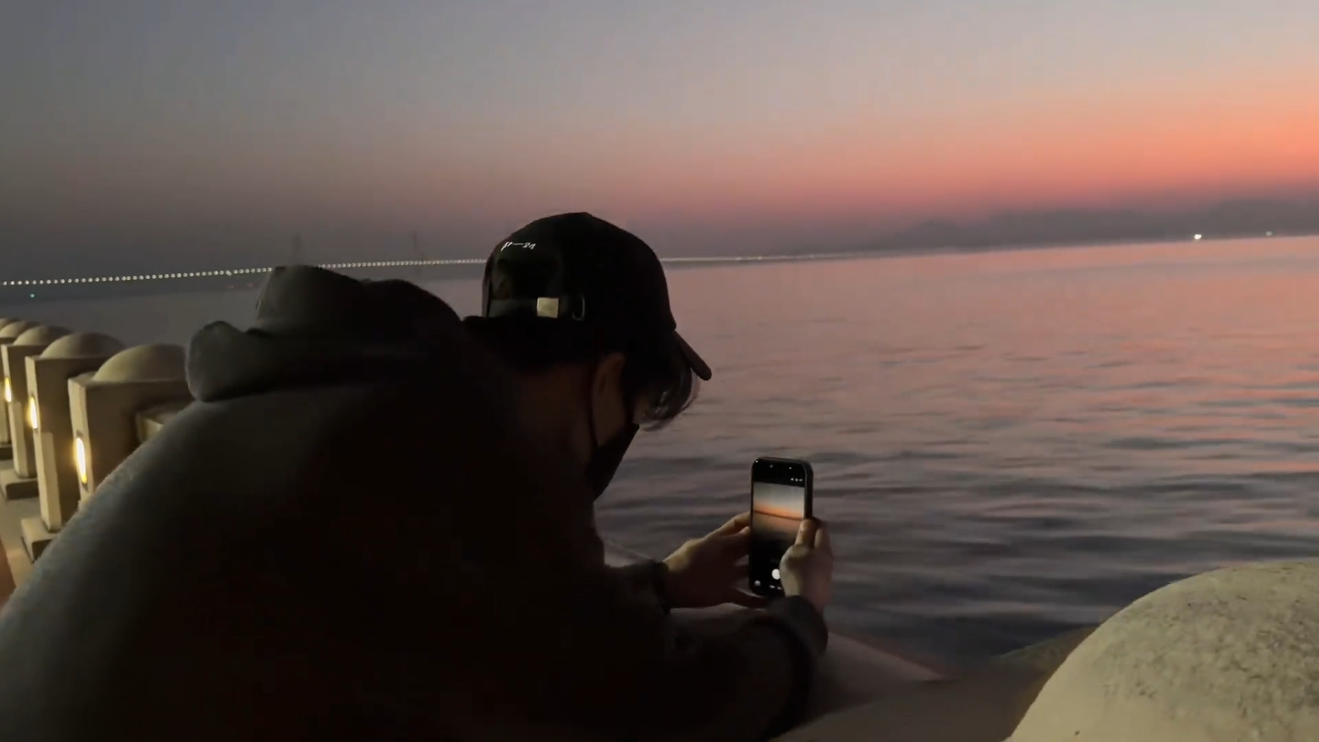 好幸福，老公就这样给我们分享夕阳🥹🥹🥹 