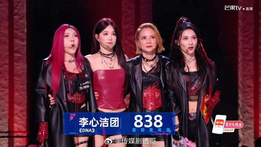 心疼李心洁团心疼李心洁团DNA褪去演员与歌手固有标签，全员从零磨合女团制式表演，