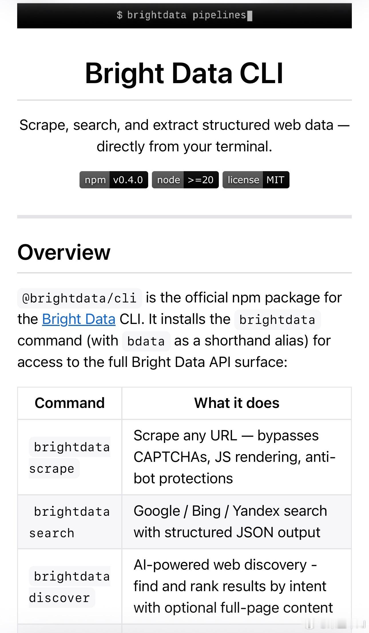 Python爬虫可能再也不需要了，在GitHub看到一个用来采集数据的CLI工具