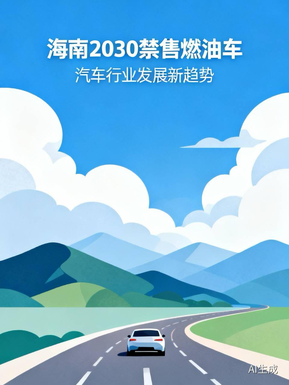 【大势所趋：海南成为首个禁售燃油车省份确认】
    2030年弹指一挥间，海南