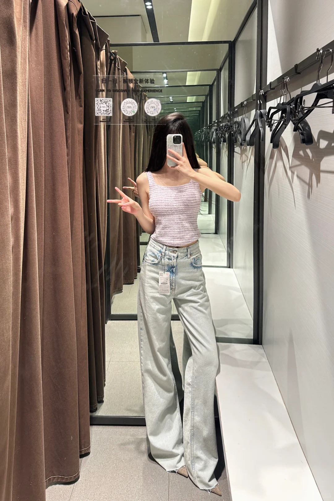 我勒个豆…zara又一条神裤诞生了！！