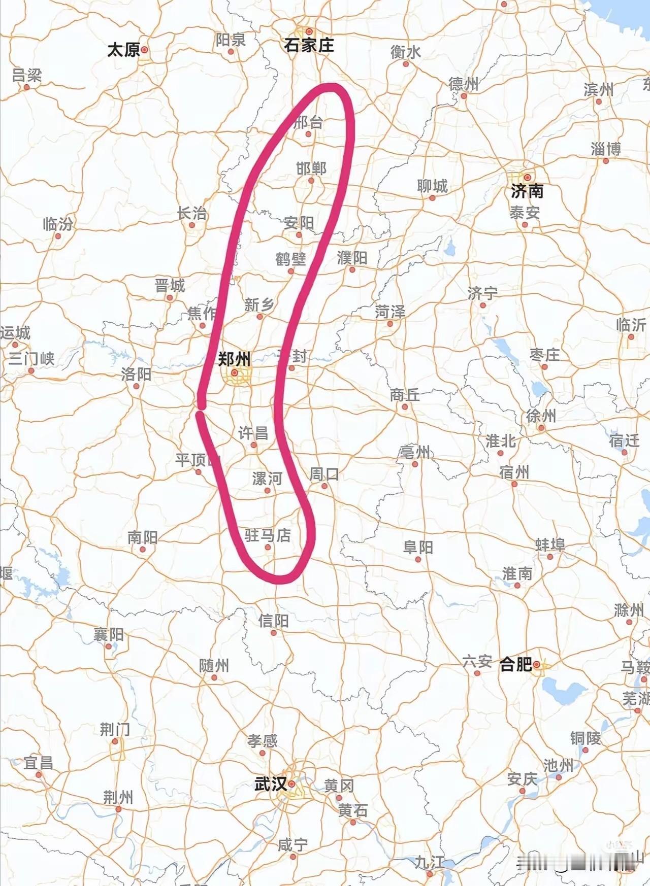 这一带的地级市为什么这么紧凑[抠鼻]