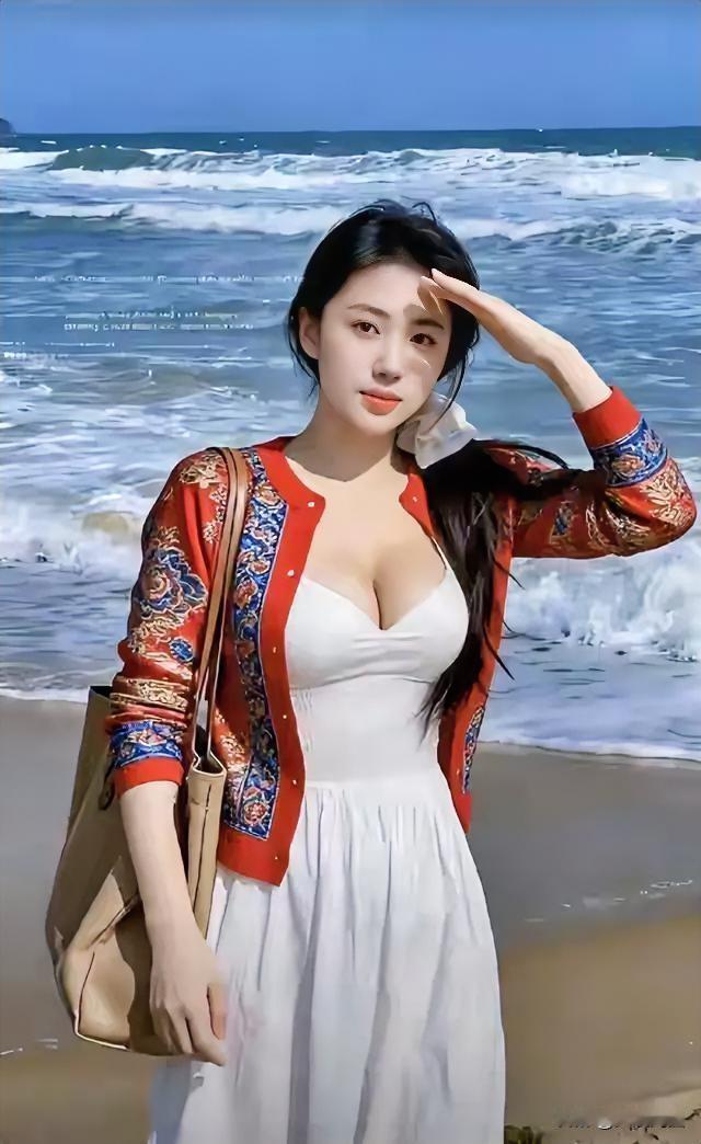 海边拍照的小姐姐真美呀！海边风景拍照 海边拍照胜地 海边旅行拍照 海边美女照 海