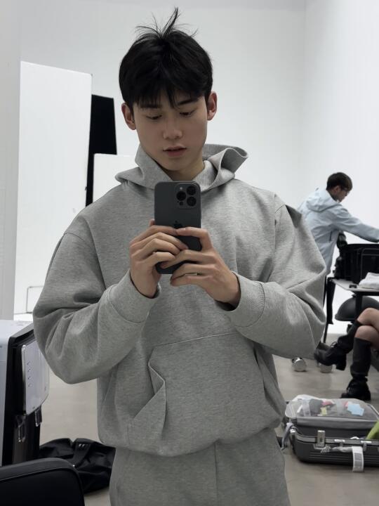 第一次做模特！