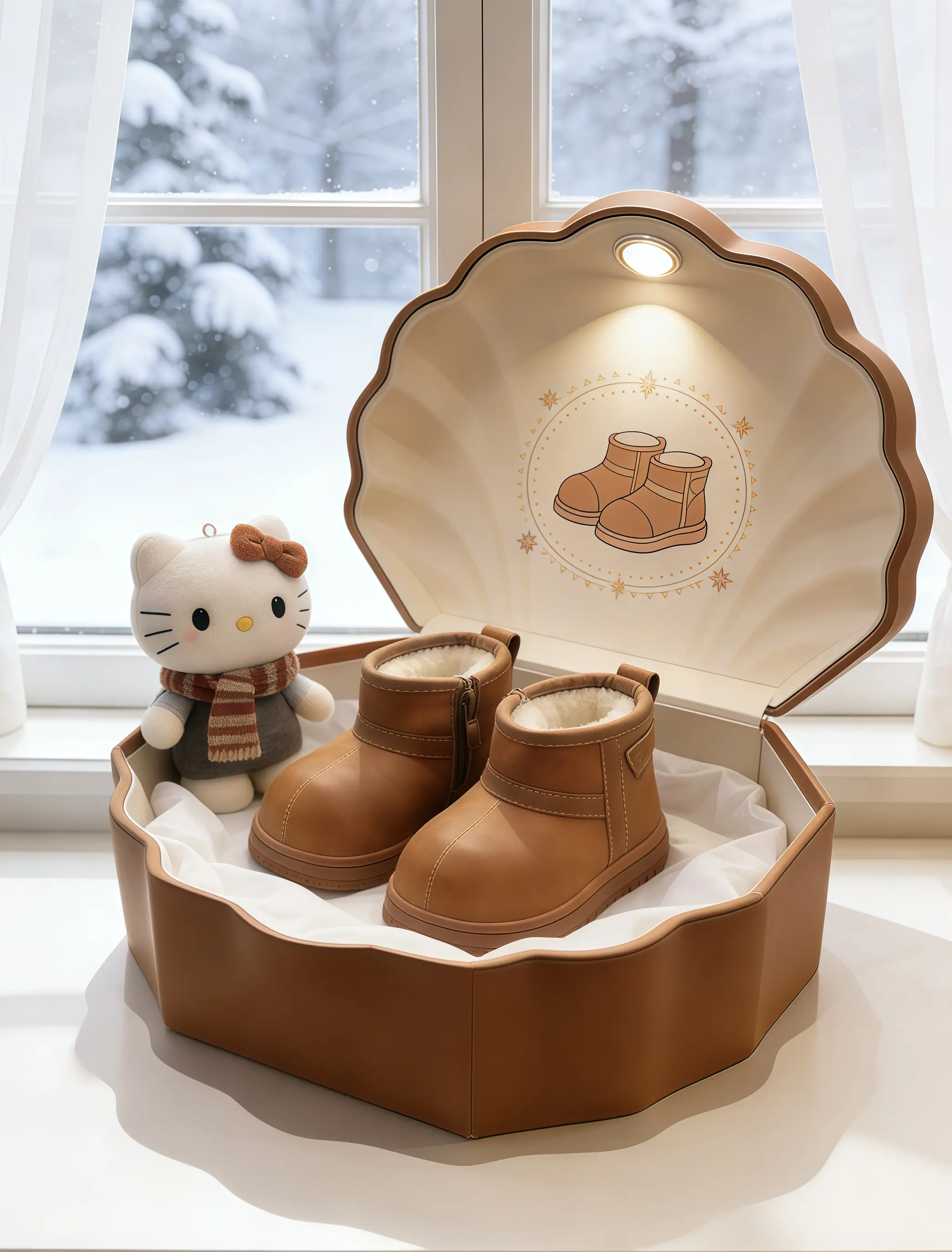 宝宝雪地靴 儿童雪地靴 好鞋推荐 过年穿什么  哎呦喂你鞋真好看