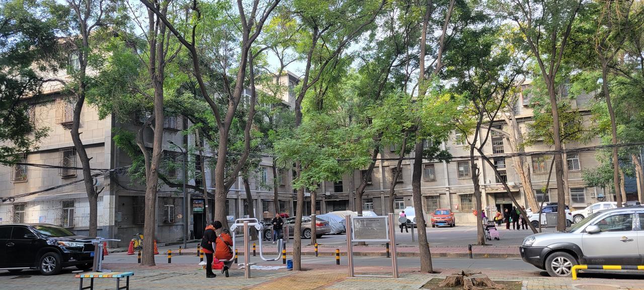 今天早上去铁一小附近转了转，发现这一片的居民楼都很陈旧，是城中村那种，都没有拆建