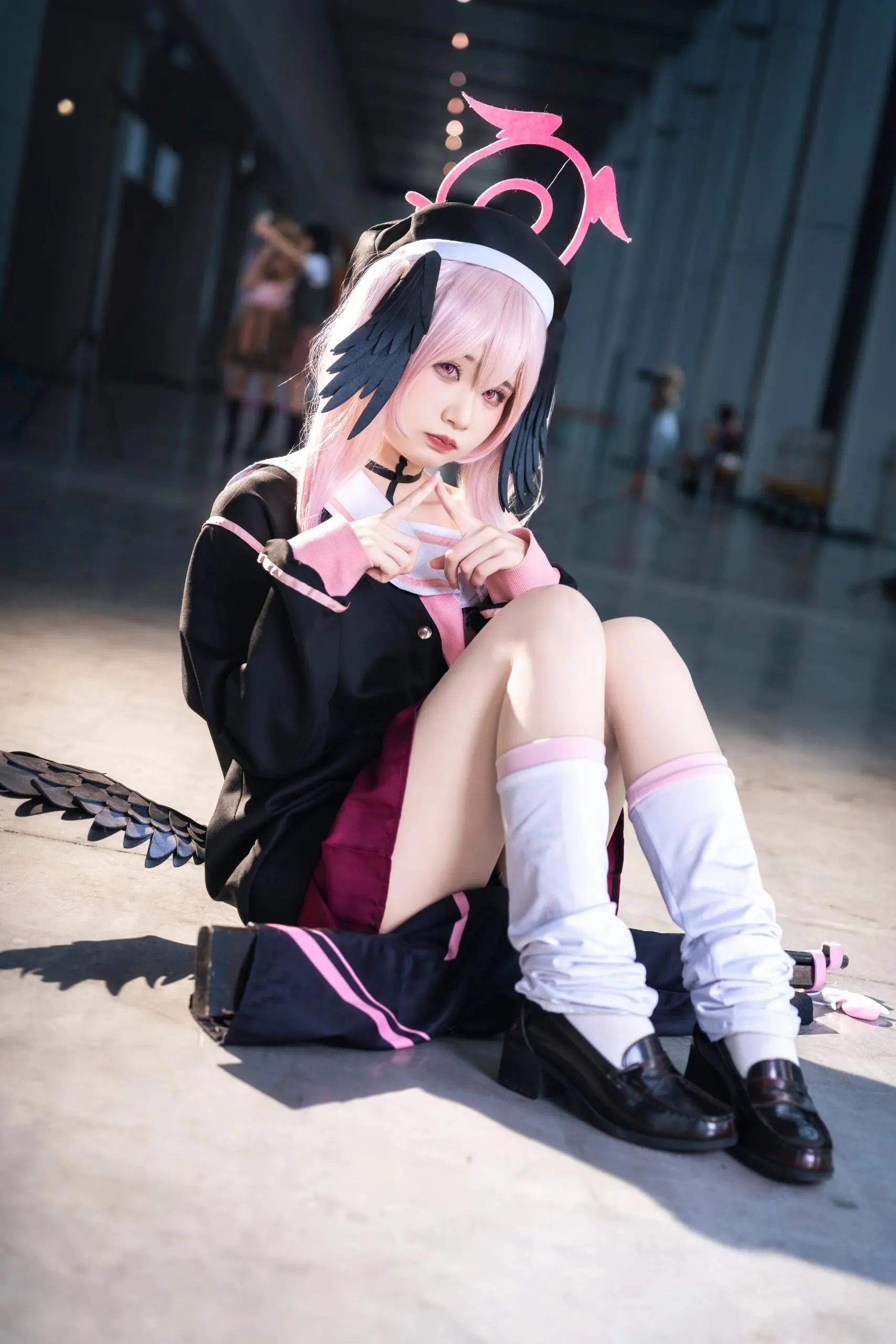 考斯普雷cosplay 二次元少女 这腿又长又白又细 下江小春cos ...