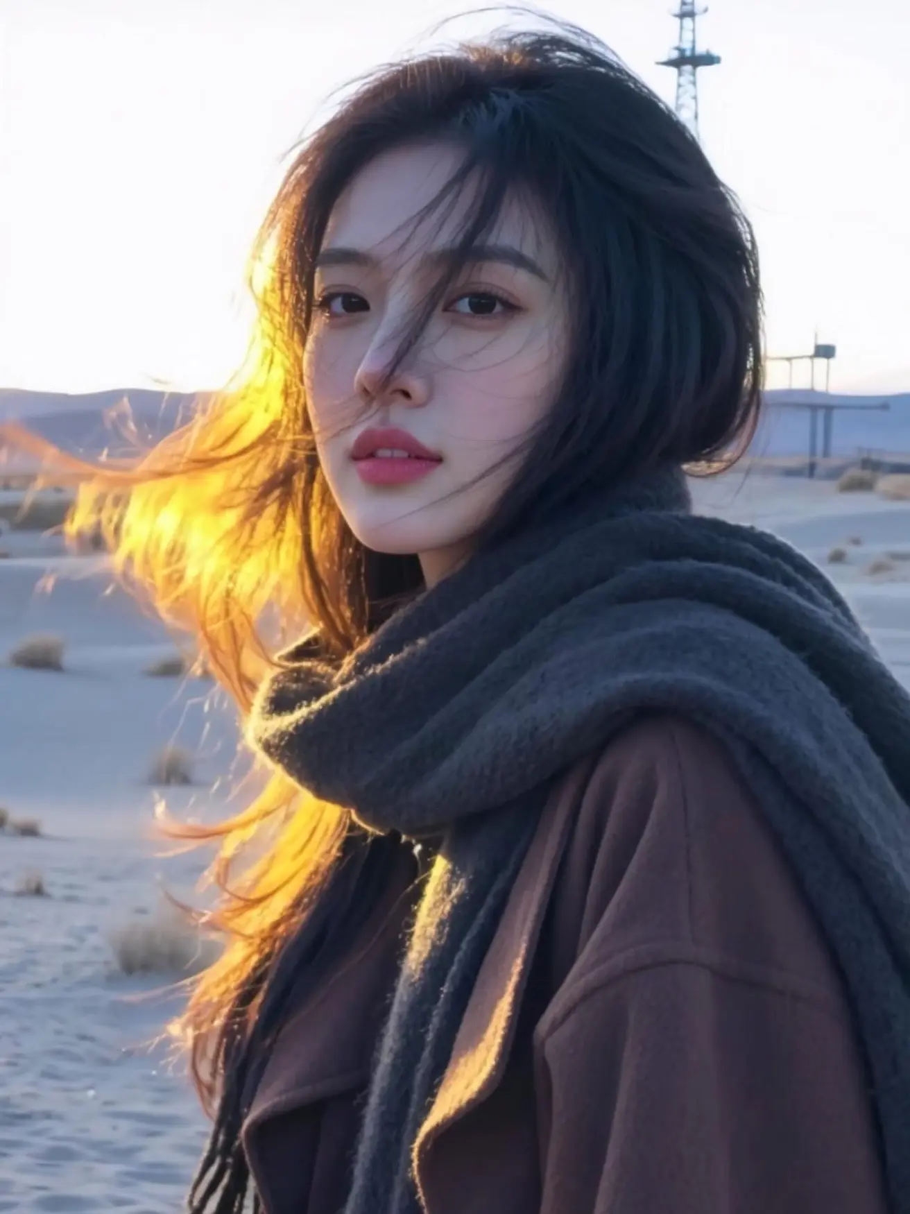 AI旷野逆光照 随变ai随便玩 玩法合伙人计划 ai创作 随变一拍都很夯