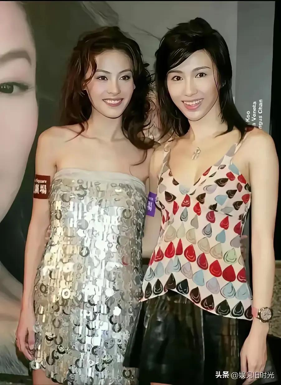 张柏芝公开承认过唯一比她好看的女星，看合照，两人还有点姐妹相，都是90年代的大众