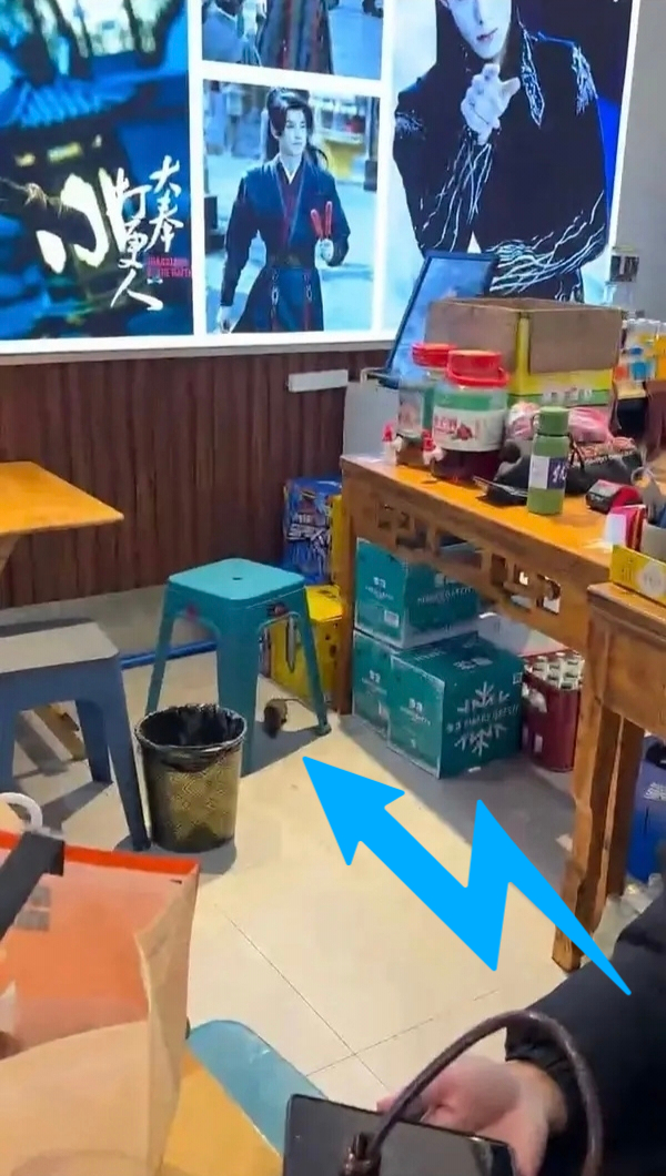真的有老鼠网友说王鹤棣家炸串店卫生差