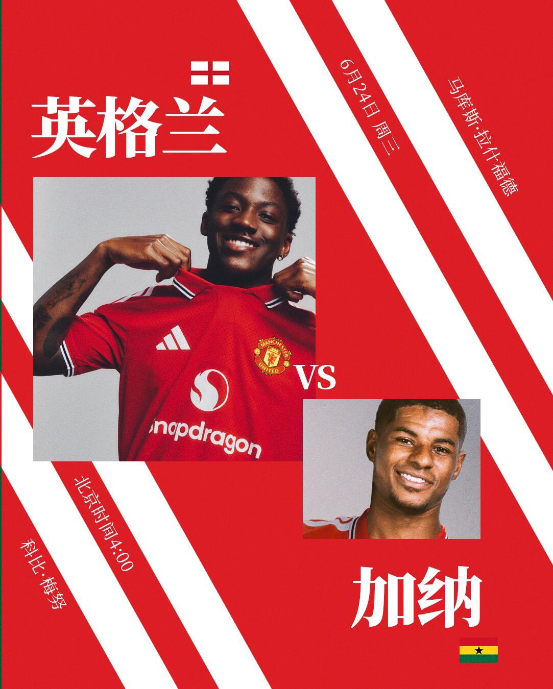 ⚔️英格兰vs加纳🕗北京时间6月24日 4:00世界杯最重磅的一场来了，预言家