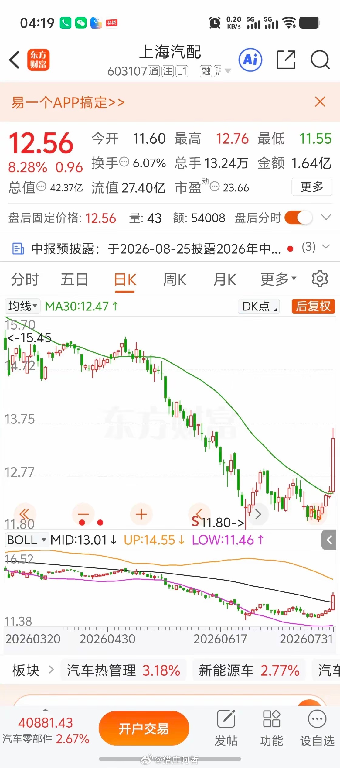 波段交易的核心真谛：一条均线，划分涨跌、告别踏空与深套很多股民做波段交易常年亏损