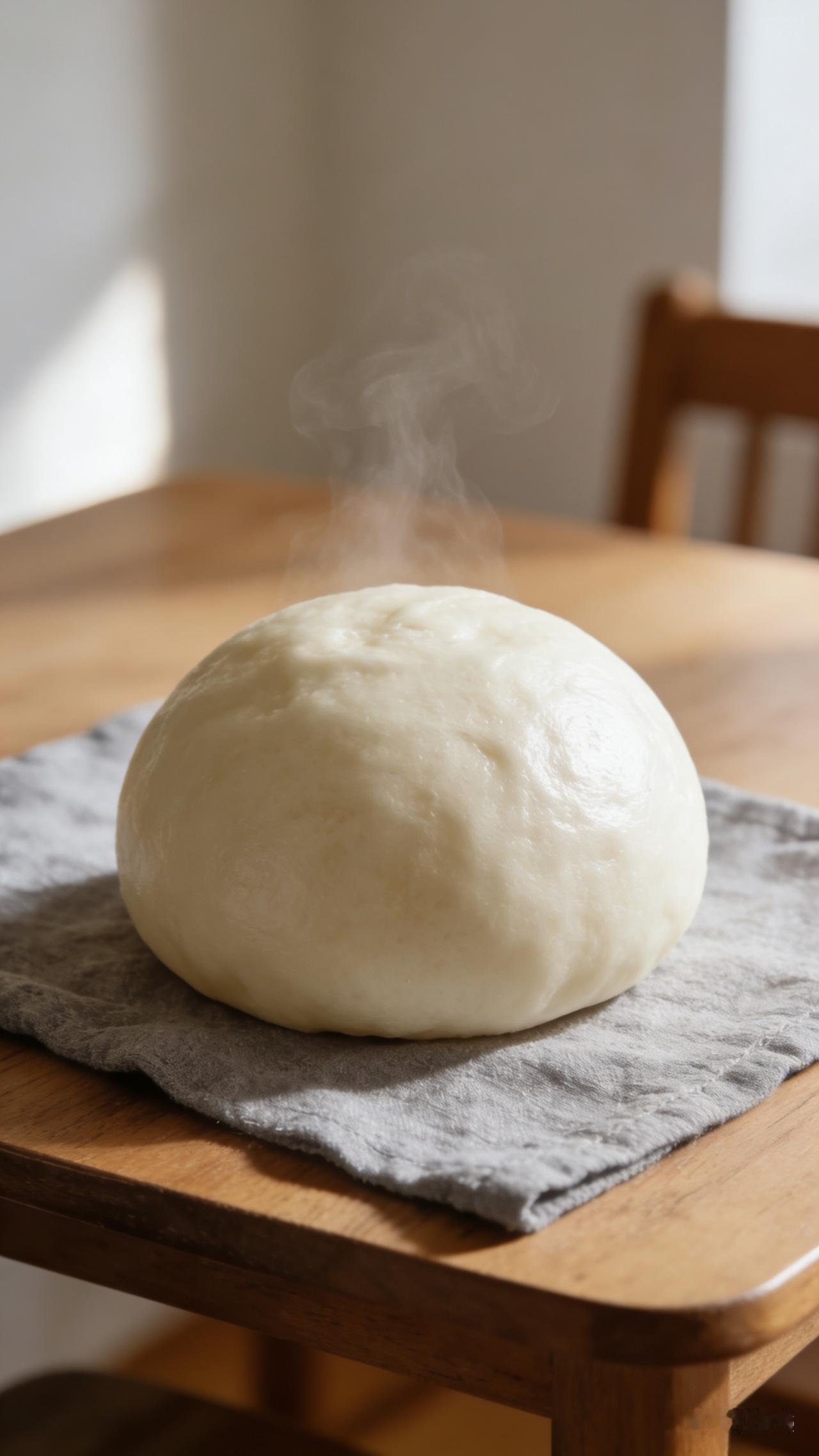 我家的酵母“饿S”了?
早上吃了个馒头，硬邦邦的，
也没忘记放酵母啊，怎么会这样