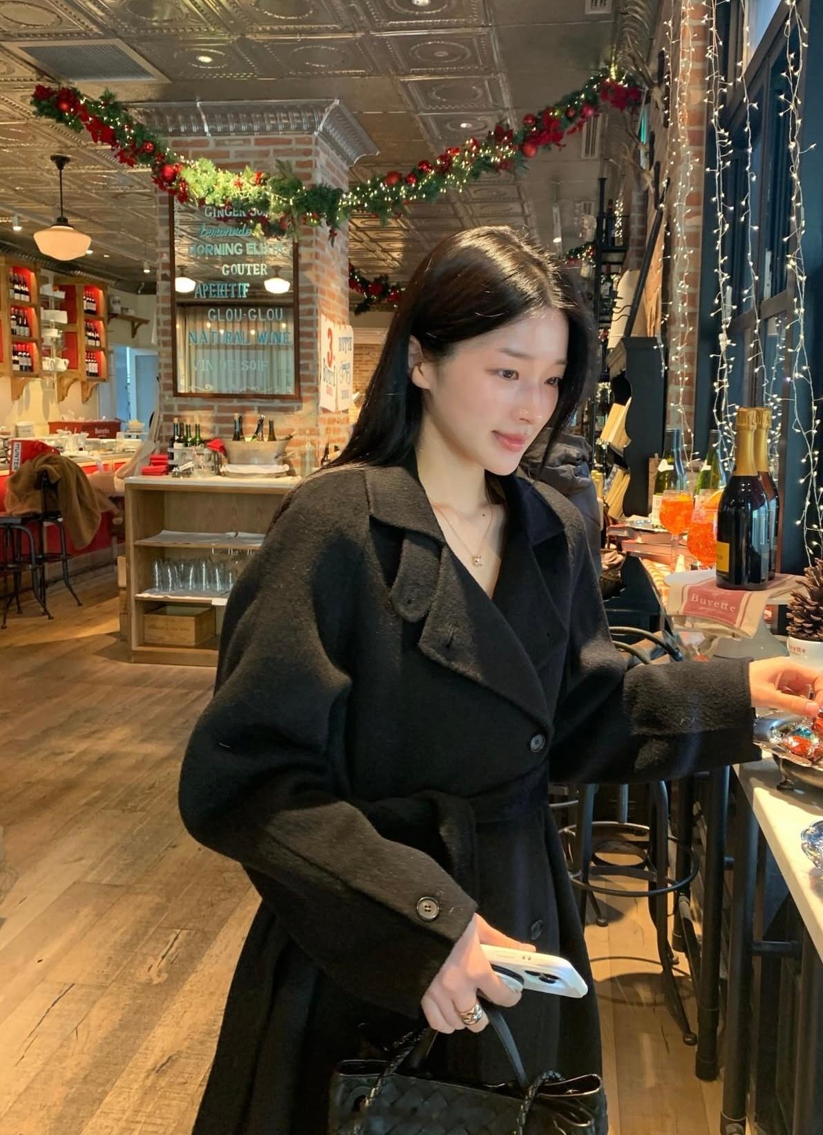 穿搭分享 连续更新第2703天韩国时尚女生日常搭配周六❄️北京下雪啦韩系穿搭超能