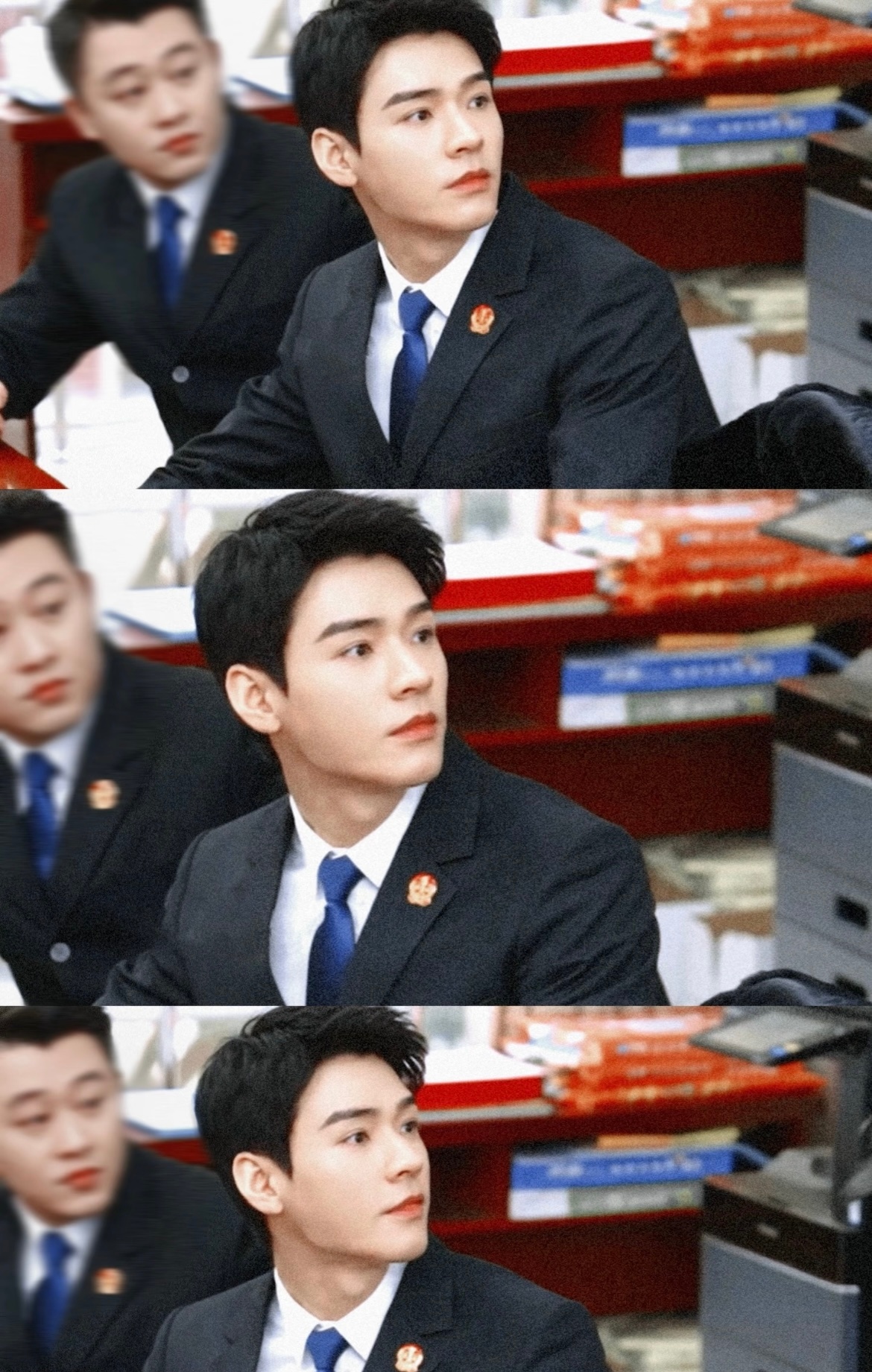 龚俊领导说话我左耳进右耳出完全可以纳入打工人摸鱼图鉴，沈法真的一身反骨龚俊