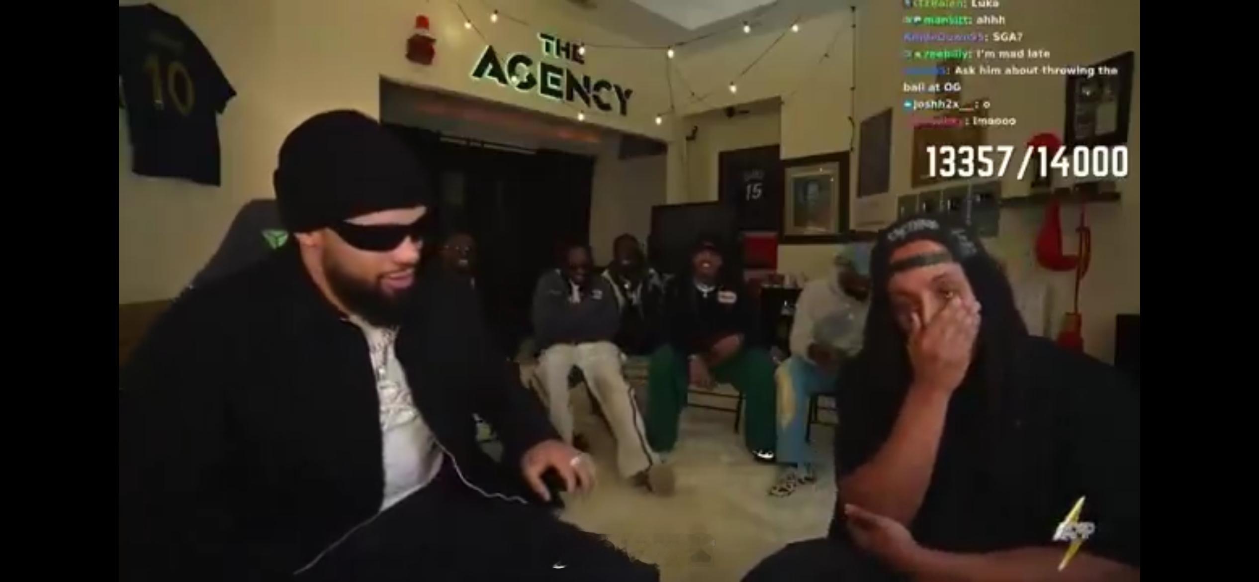 狄龙·布鲁克斯在Twitch直播中说：如果是五年前的勒布朗，（喷垃圾话的）情况就