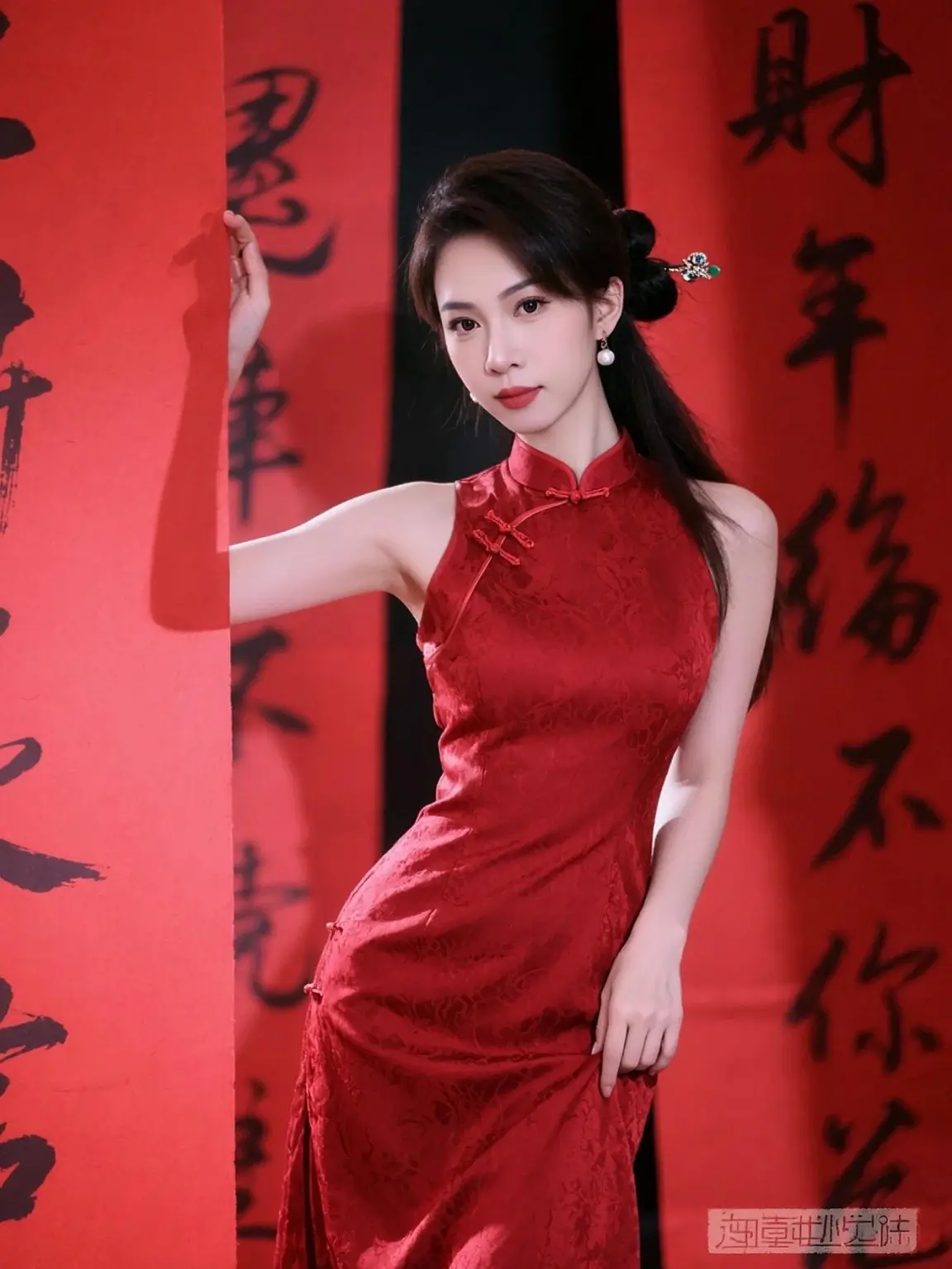 国风正当红 上热搜 囍 旗袍穿出氛围感 旗袍