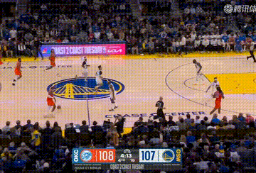 以赛亚-乔，亚历山大分别命中三分，比分拉开！雷霆vs勇士