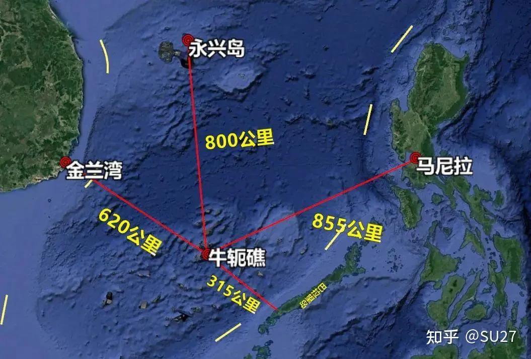 牛轭礁地理位置优越，对我国的重要性不言而喻！

牛轭礁与赤瓜礁一东一西，首尾呼应