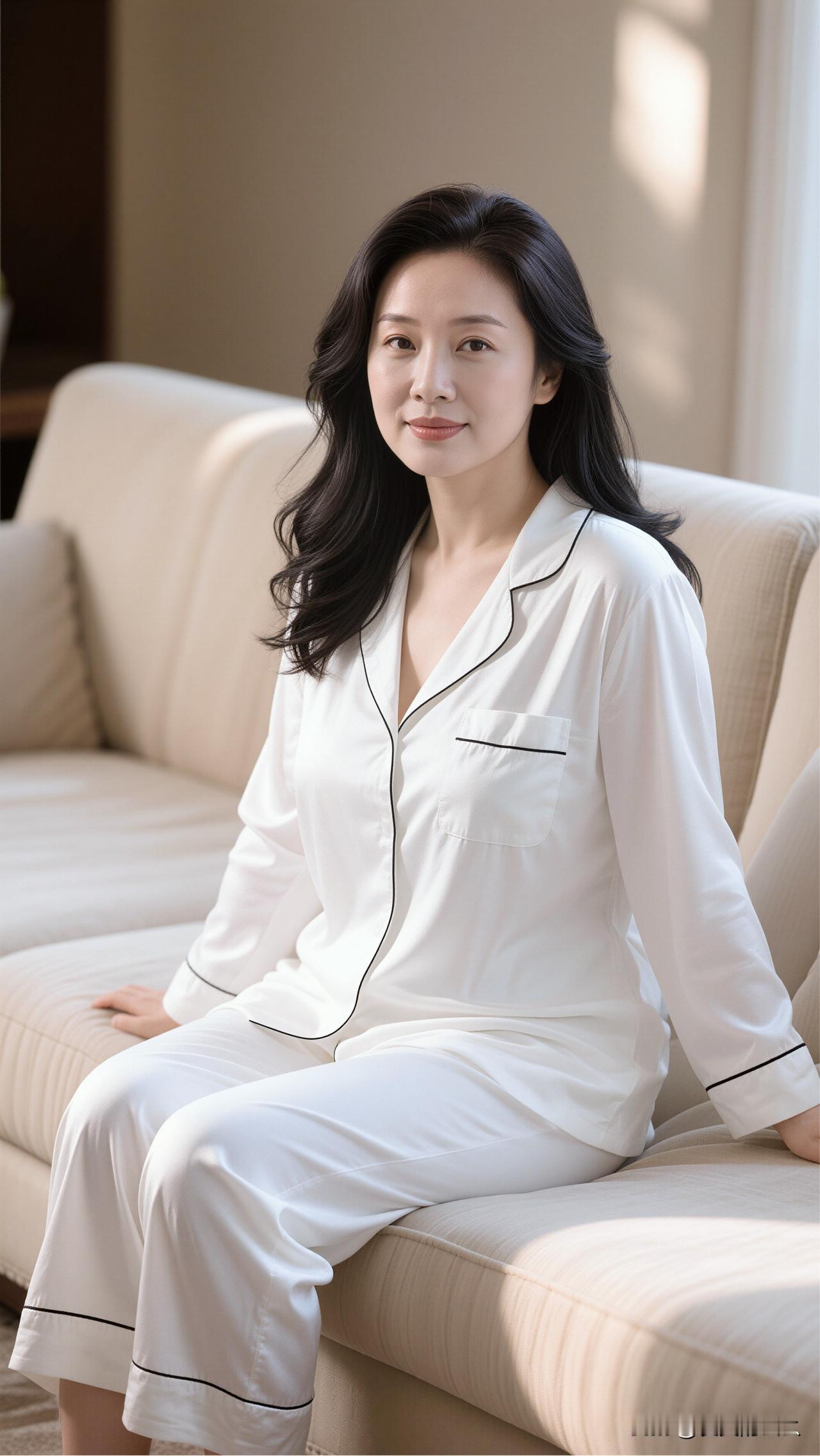 舒适家居穿搭，清新自然，尽显优雅气质！🌟✨