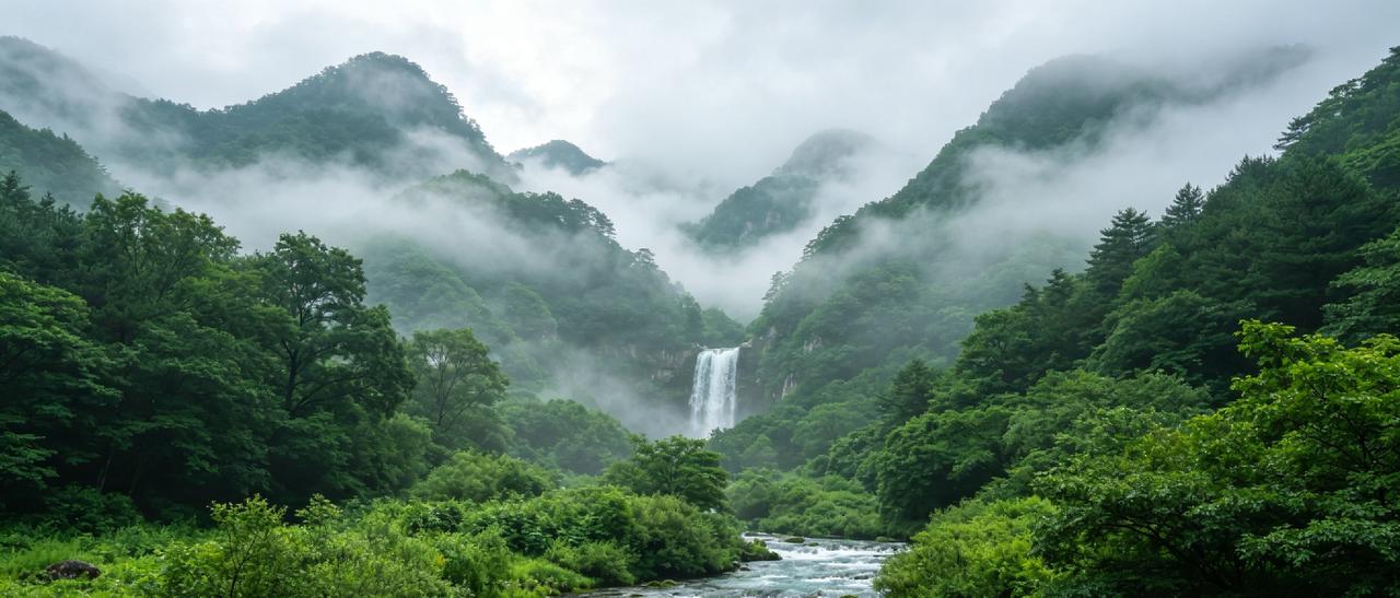 云雾缭绕的山川美景你见过吗?