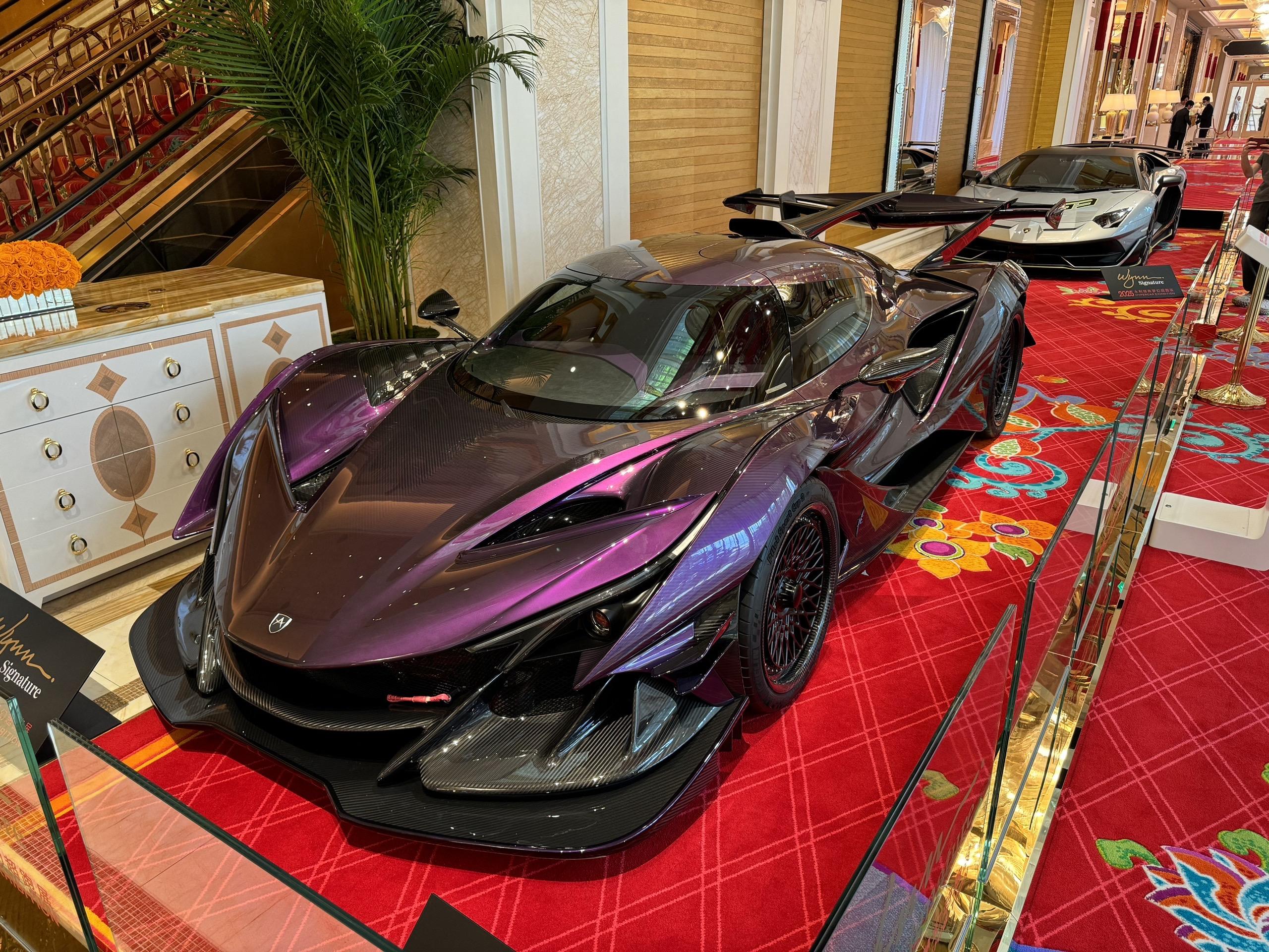 SVj：原来我只是背景墙。美轮美奂的紫碳阿波罗ie