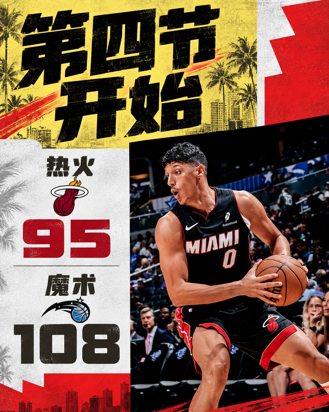 最后一节，继续战斗！🔥迈阿密热火[超话] | HeatNation | Hea
