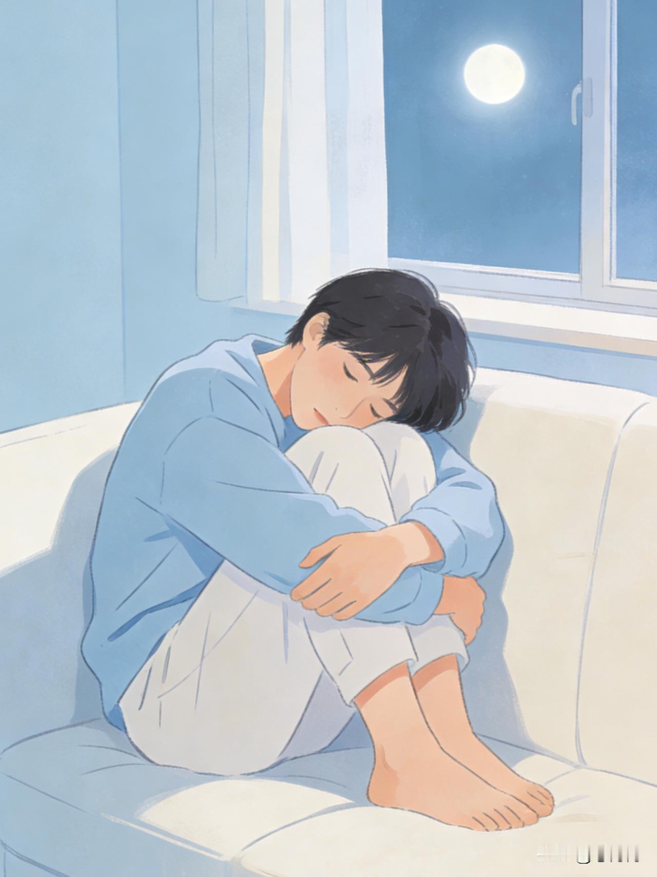 就是刚才。

明明什么都没发生，也没人惹我，手里还玩着游戏，窗外月光也不错。
