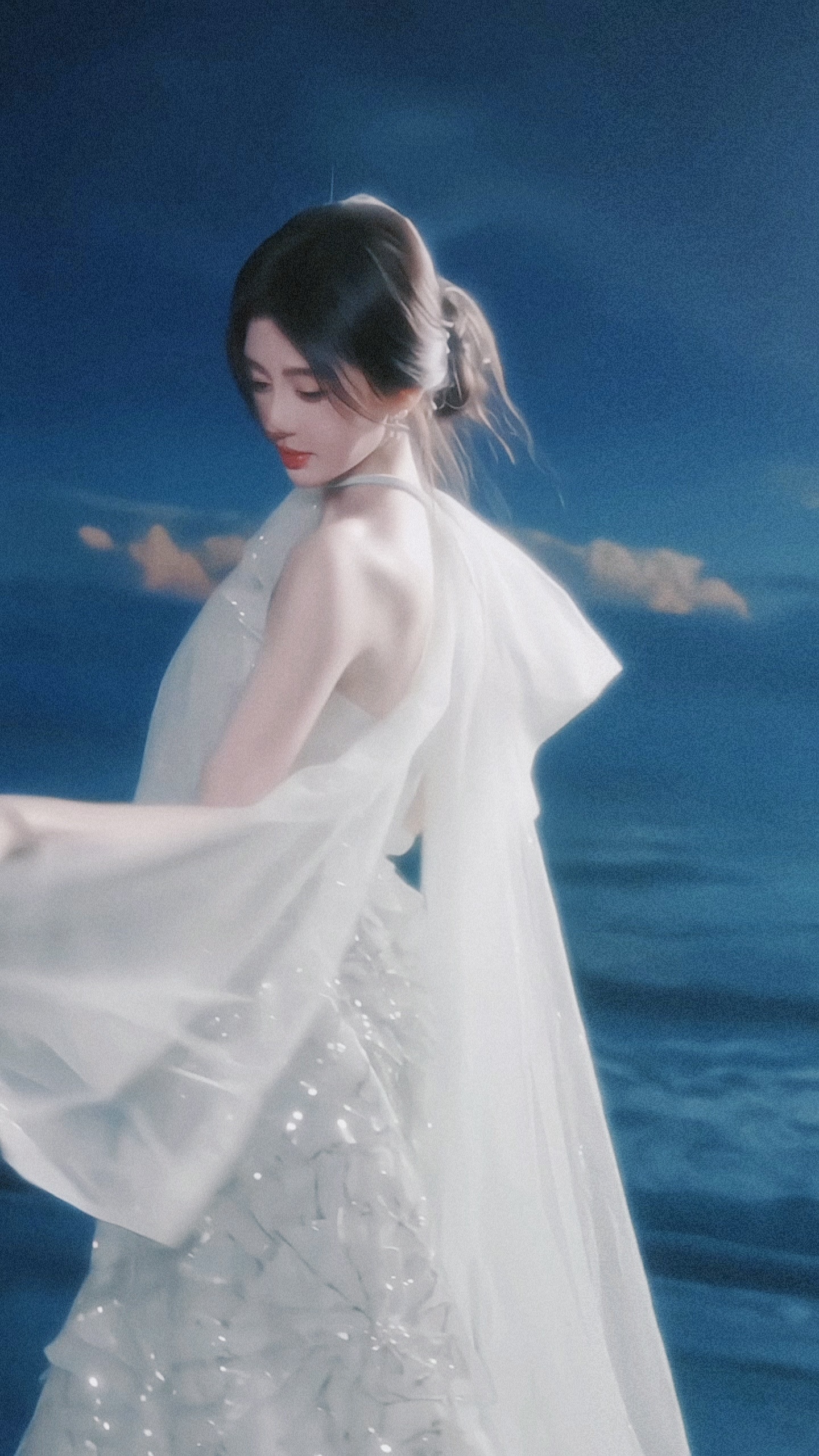 视频随便截图都是新壁纸🌊✨鞠婧祎 ​​​