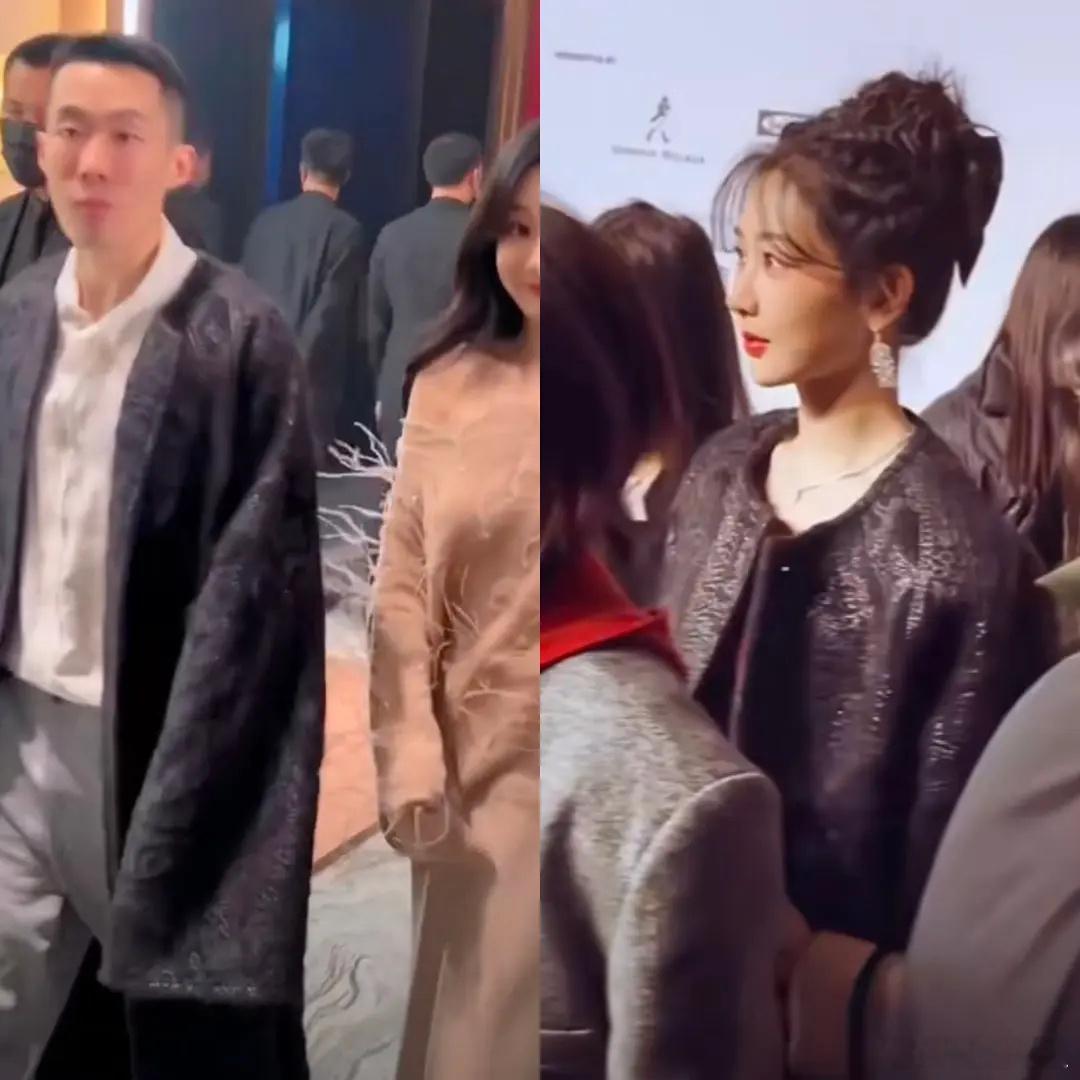 杨紫怎么这么喜欢穿man 的外套 ​​​