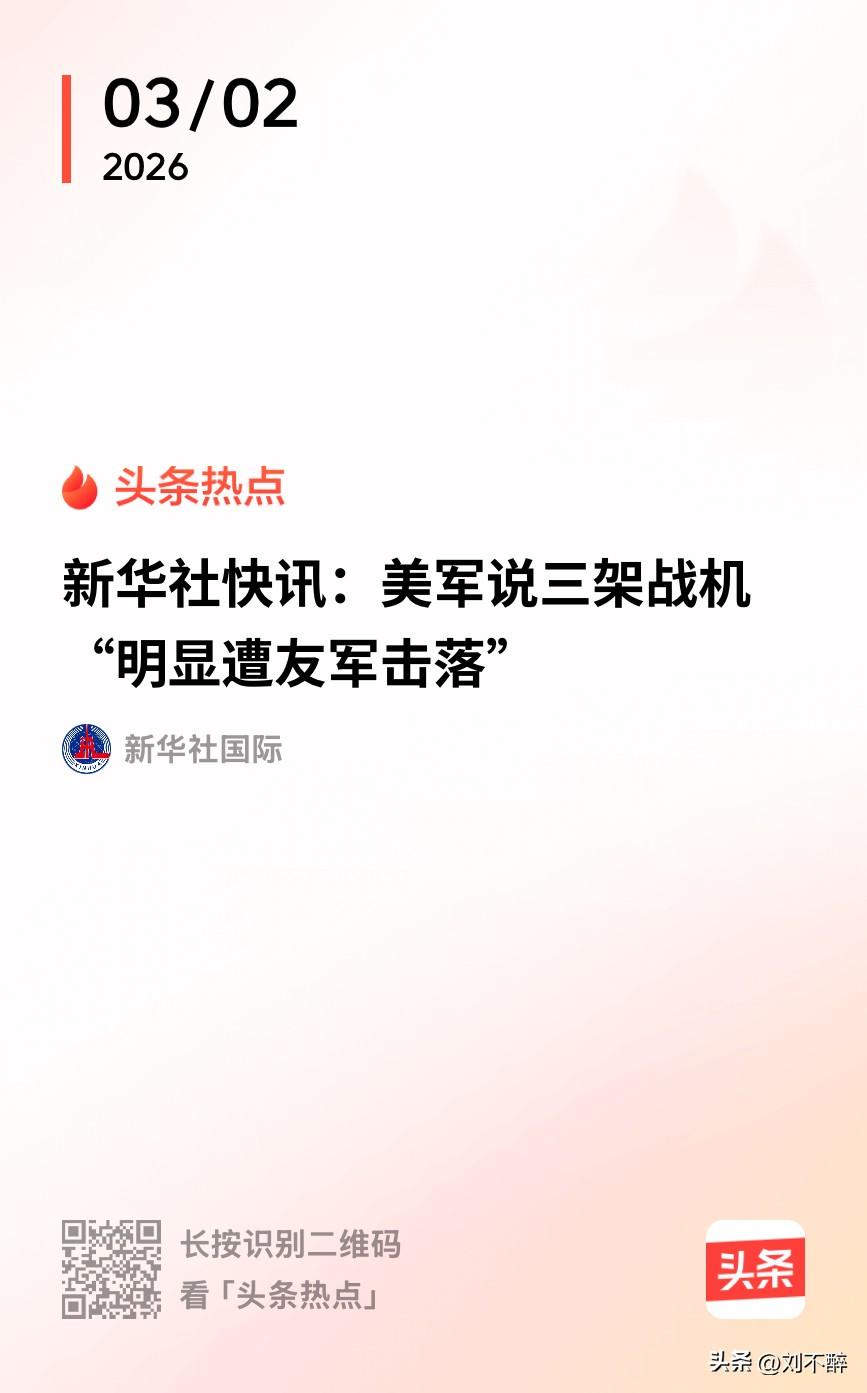 当世人都是傻子吗？
给自己扯块遮羞布罢了！
友军击落一架还不够么？
非得击落三架