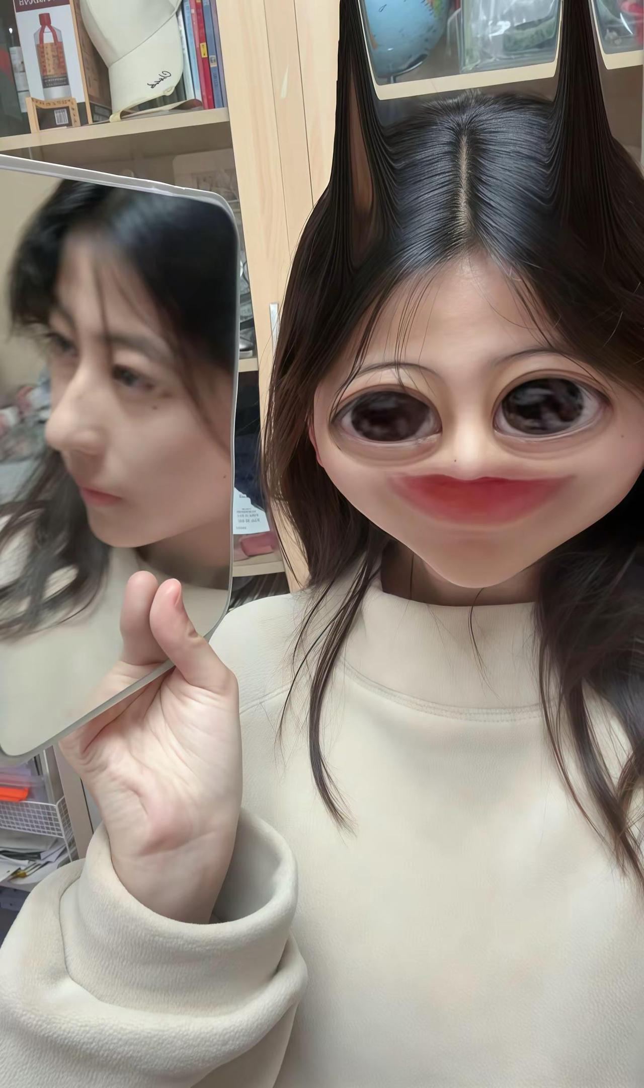 天塌下来有我的高鼻梁顶着素颜 侧颜 镜子 高鼻梁 侧脸