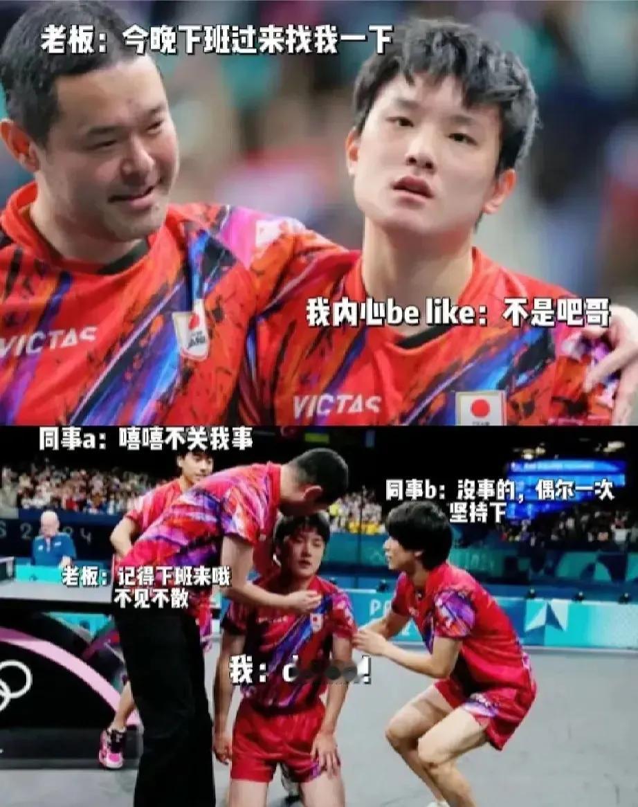恭喜法国乒乓男团通杀小日子！
喜获铜牌！
小日子男乒本届奥运会颗粒无收！
也算是