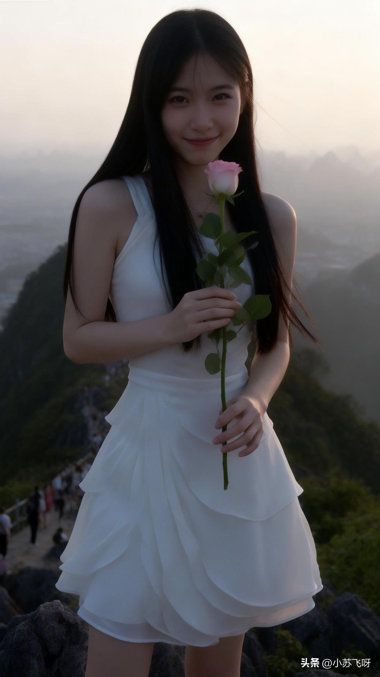 山峰之巅，您是否也想来一场顶峰相遇的浪漫[可爱]？可甜、可粘、可爱的邂逅。峰上纤