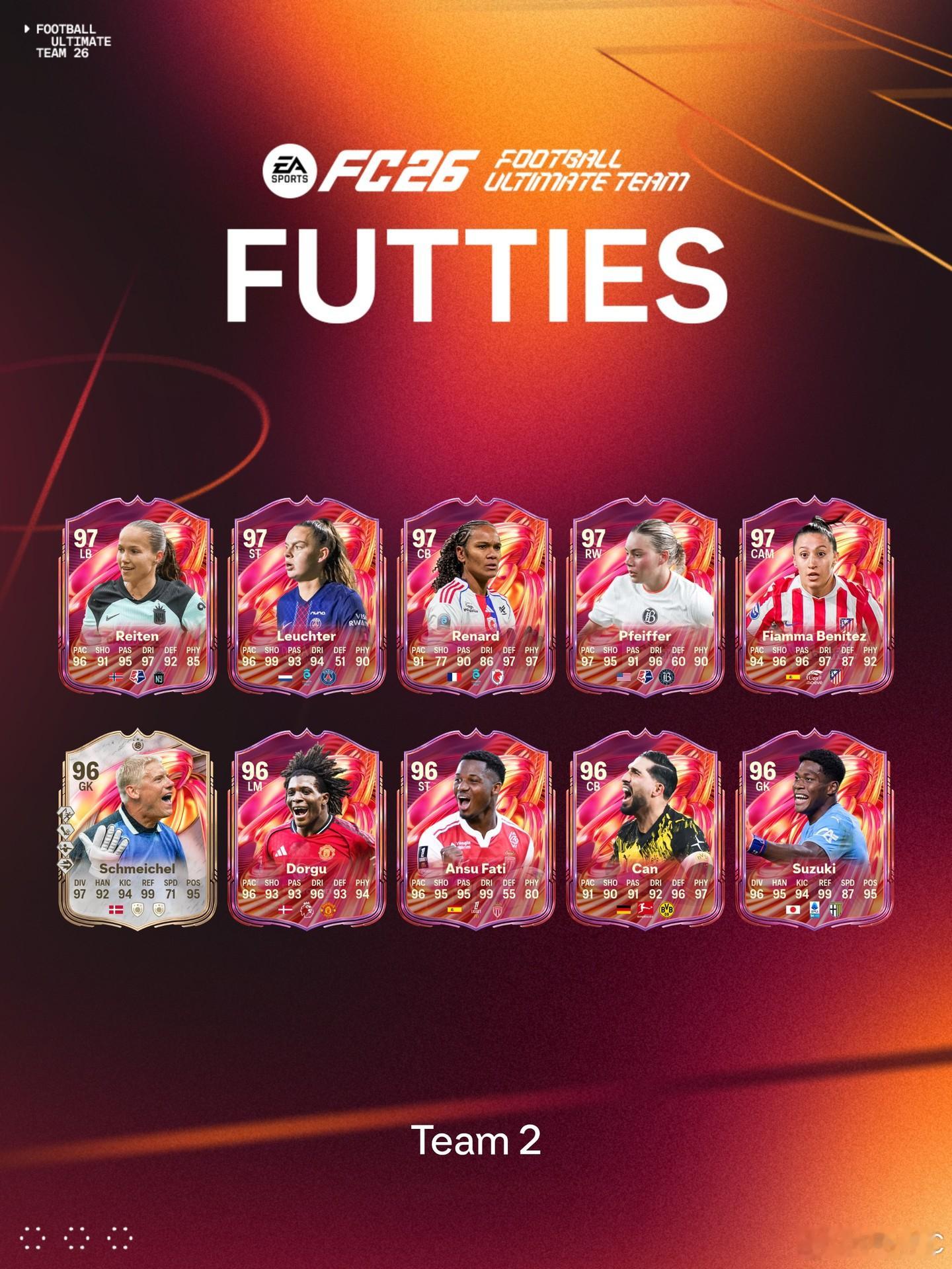 FC 26 Ultimate Team FUTTIES第二周活动正式推出。FC2