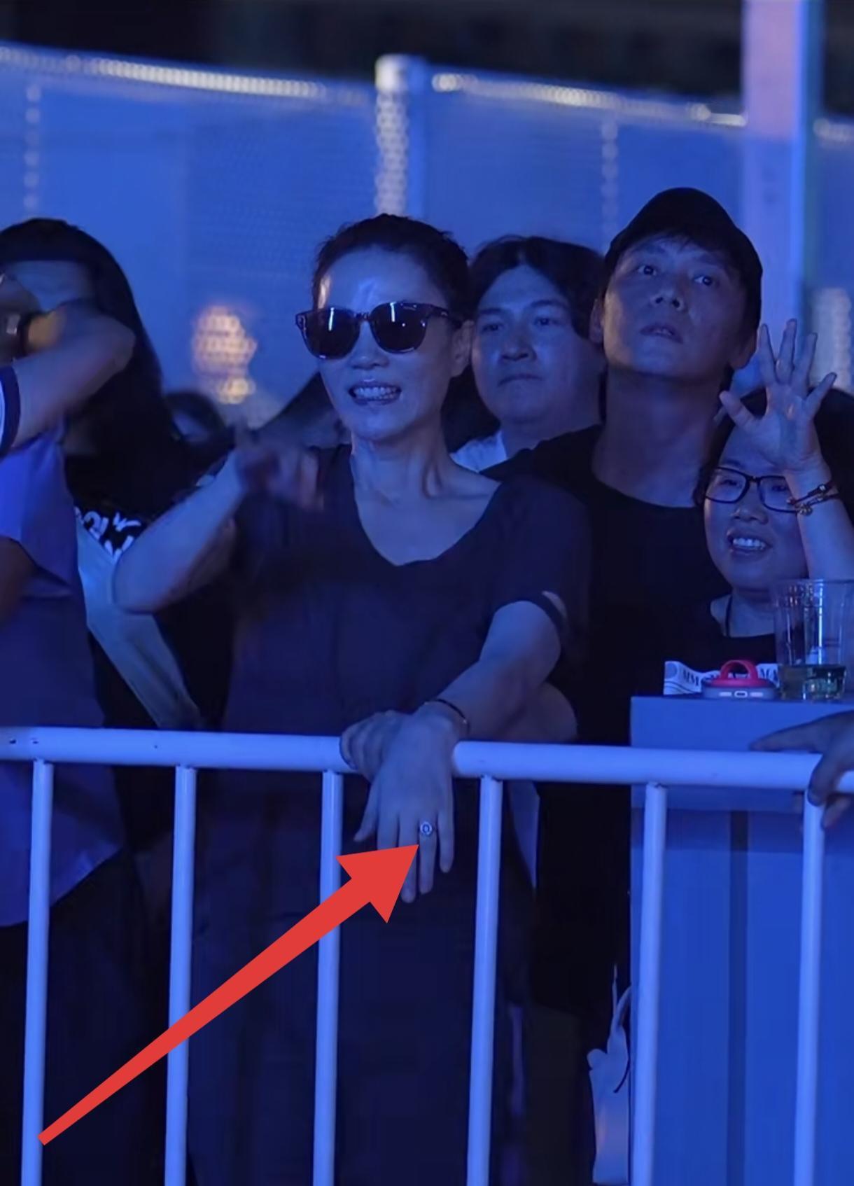 王菲戴钻戒不稀奇，
这是她的标配，
不一定是男友送的，也不一定是求婚戒指

王菲