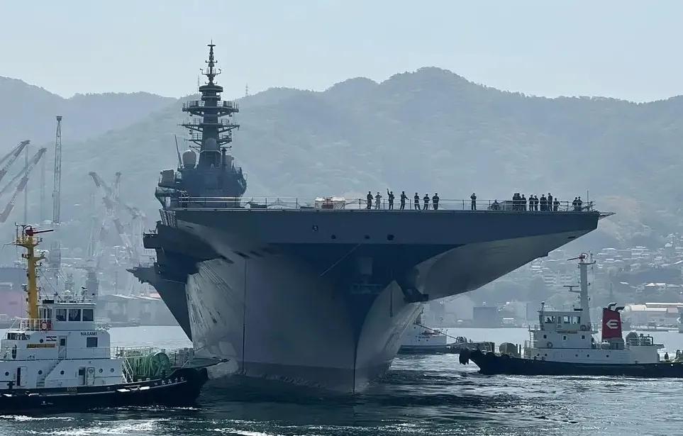 警惕，日本新航母即将完工，日本加贺号航母改造已经基本接近尾声，加贺号原来只是一艘