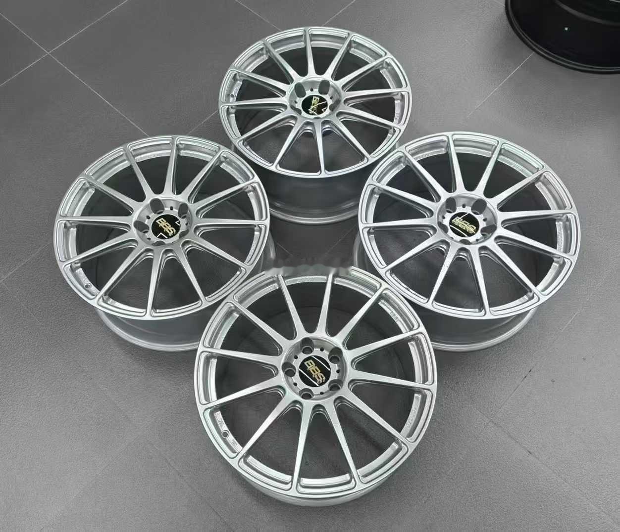 正品日本进口 BBS FS DS银 19寸 8.5J ET42 5×112高尔夫