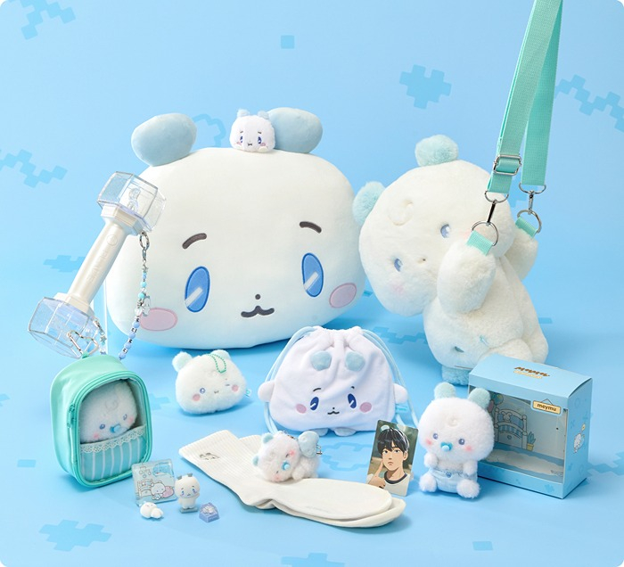 LINE FRIENDS与虚拟男团PLAVE联名的MMMM BABY ROOM快