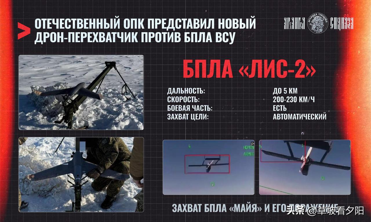 俄国防工业推出新型反无人机“狐狸-2”，专门拦截乌军低空无人机，填补低成本反制空