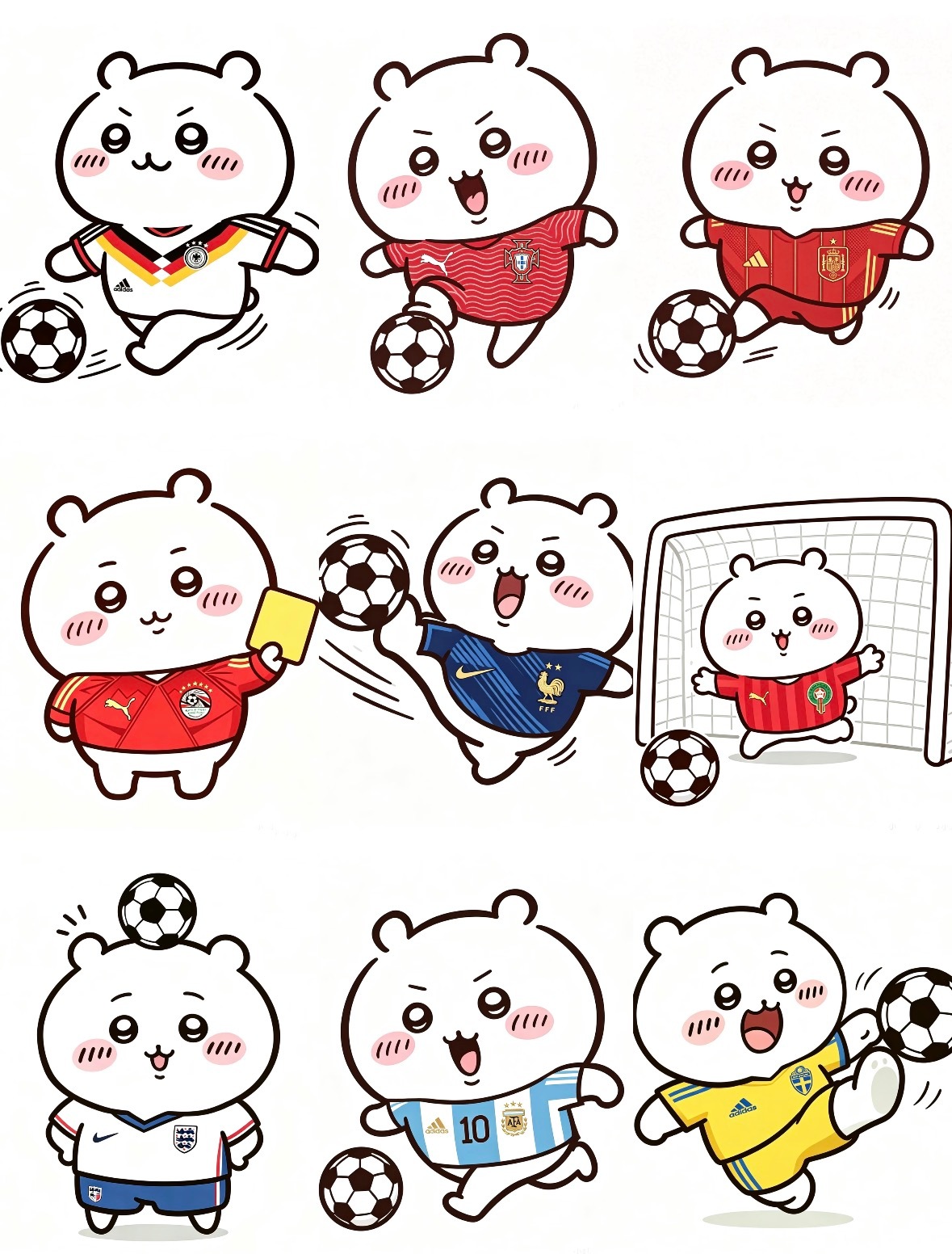 勇敢的吉伊宝宝，申请出站世界杯！⚽️有没有宝宝和我一样，既爱chiikawa又爱