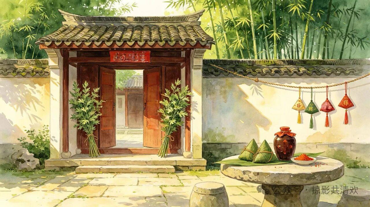 相见欢 · 端午节

又闻米粽飘香，祭忠良，
艾叶寻来高挂、小门旁。

成绝唱，