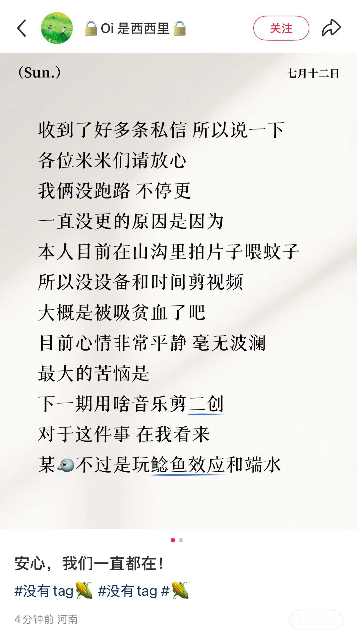 今日唯一好消息