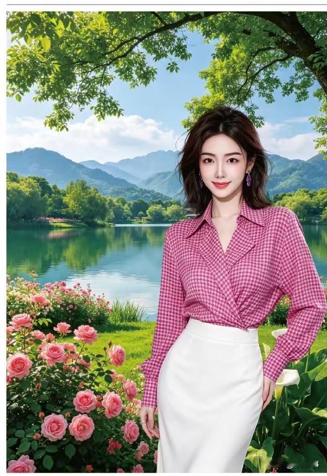 湖光美色