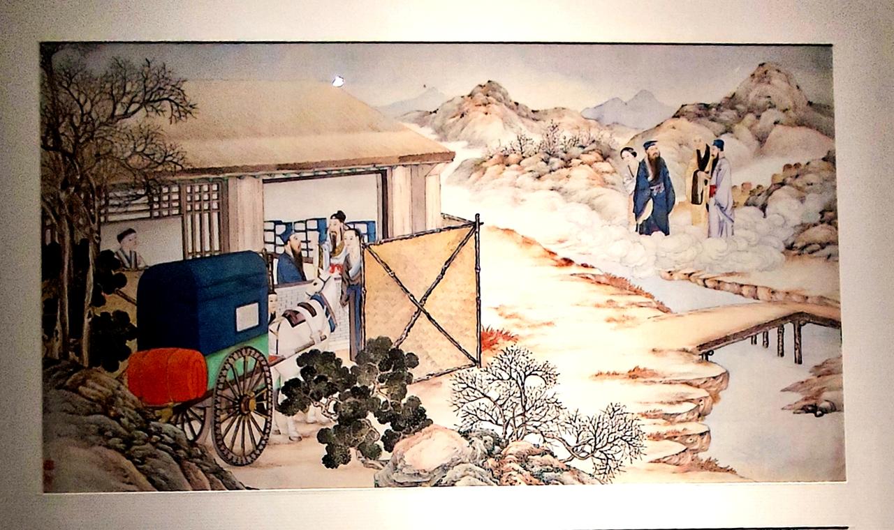 《红楼梦》彩绘画册真跡展
   ″绘梦三重缘一一辽宁与红楼梦文化展″，在《沈阳博