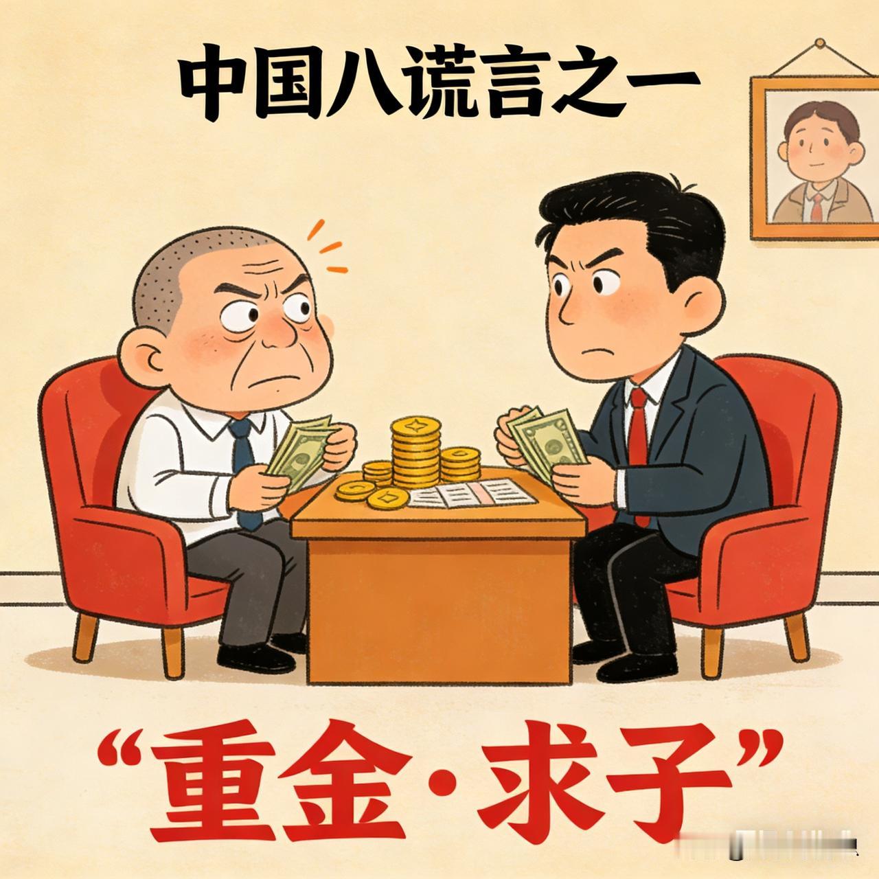 今天咱就说说生活里，中国这8大谎言，简直精准踩中每个人的雷！

​1.重金求子