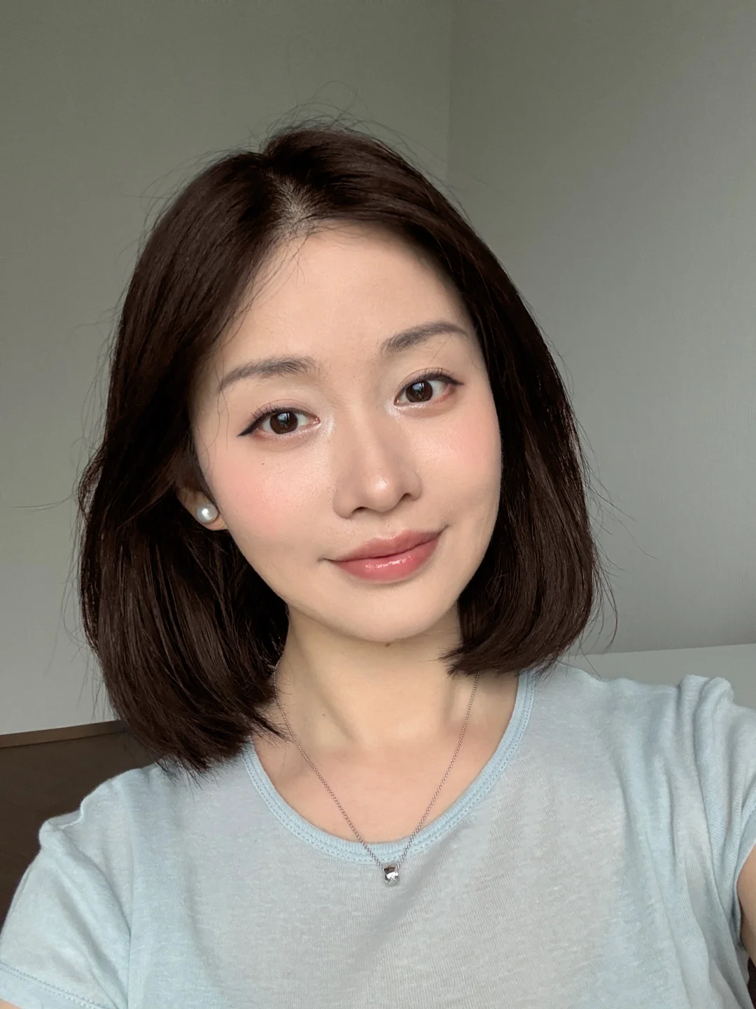 台风天在家化个妆～