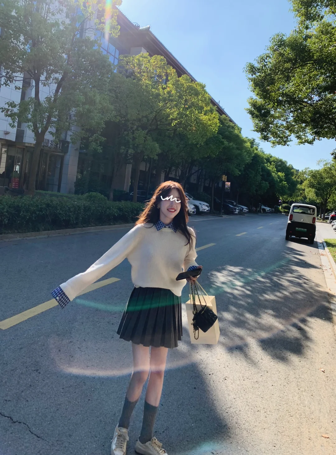 好减龄呀🫧、miu系衬衣假两件